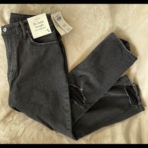 NWT A&F Ankle Straight Jean